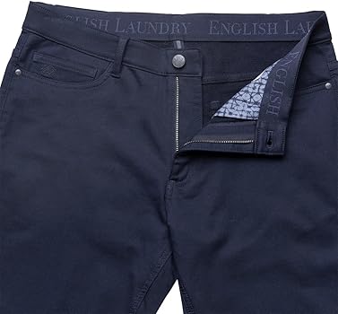 English Laundry Men's 4 Way Stretch Fabric Straight Fit